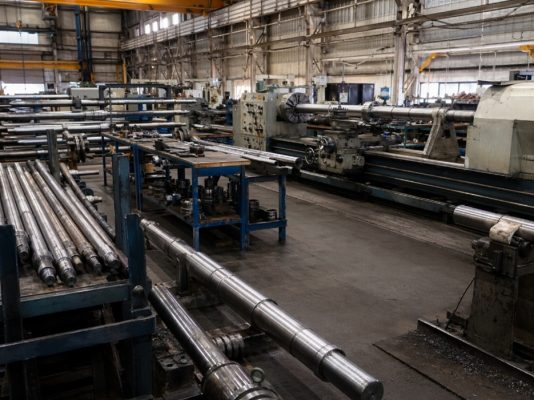 Các Trục Dài được Gia Công Bằng Máy Tiện