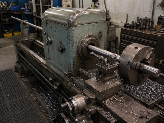 Gia Công Trục Thanh Dài Cần đưa Xuyên Qua Trục Chính