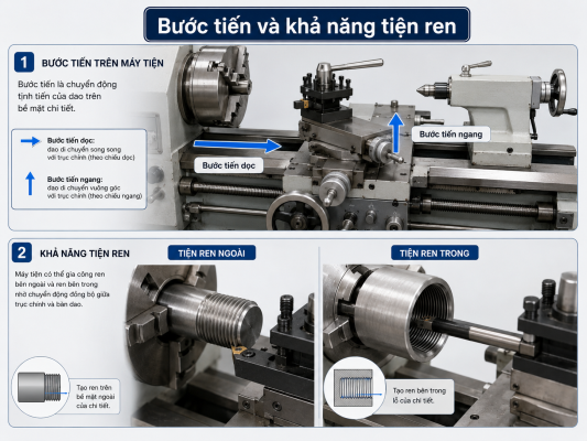 Bước Tiến Và Khả Năng Tiện Ren