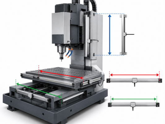 Cách Xác định Chiều Dài đo Theo Từng Trục Máy Phay