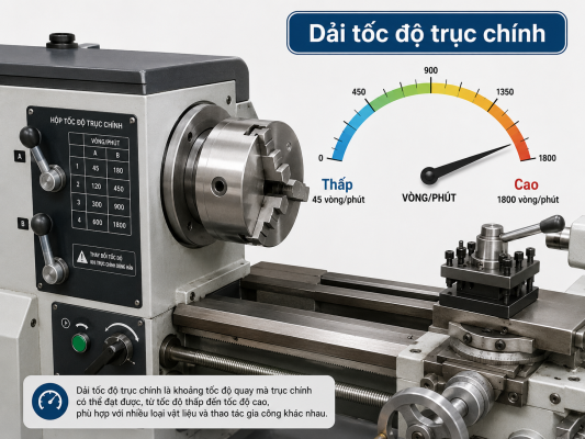 Dải Tốc độ Trục Chính