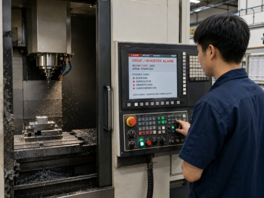 Lỗi Bộ Truyền động Hoặc Biến Tần Máy Cncư