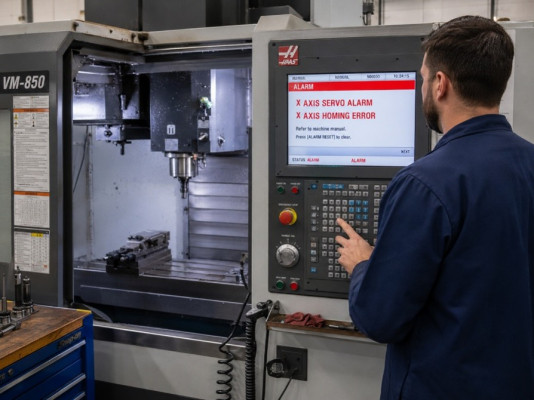 Máy Phay Cnc Bị Lỗi Trục X