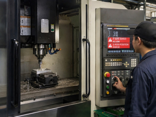 Máy Phay Cnc Bị Lỗi Trục Z