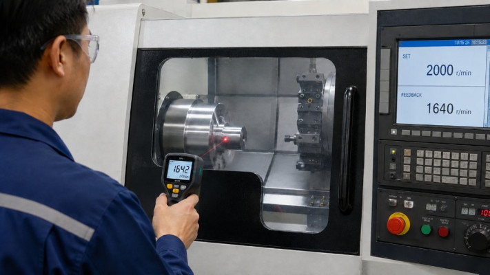 Lỗi Trục Chính Máy Cnc Bị Sai Tốc độ