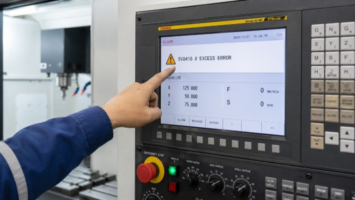 Mã Cảnh Báo Hiển Thị Trên Màn Hình Cnc